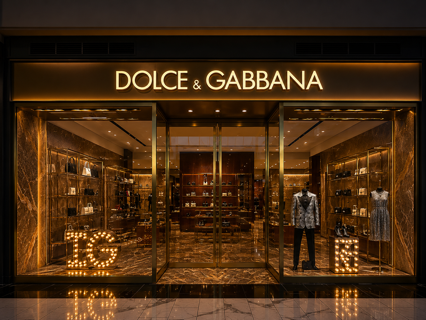 Dolce & Gabbana Luxury Storefront