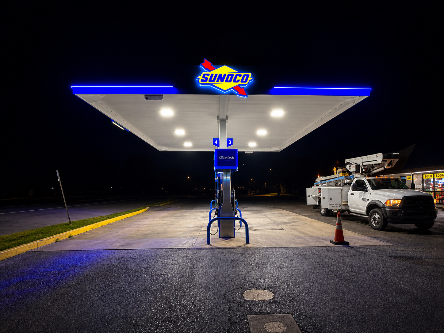 Sunoco Fuel Station Branding